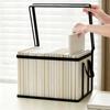 Clothes Storage Box, Durable Clear PVC Storage Bins, with Reinforced Handles Double Zipper Design, Large Capacity Moisture-Proof Organizer Bags