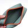 Zippered Pen Bag Silicone Stationery Organizer Ins Pencil Case  Gift