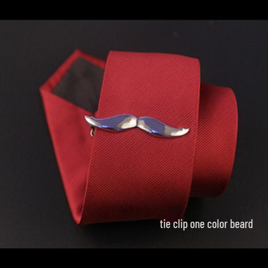 Men's Stylish Silver & Gold Tie Clip Set - Modern, Sleek Designs