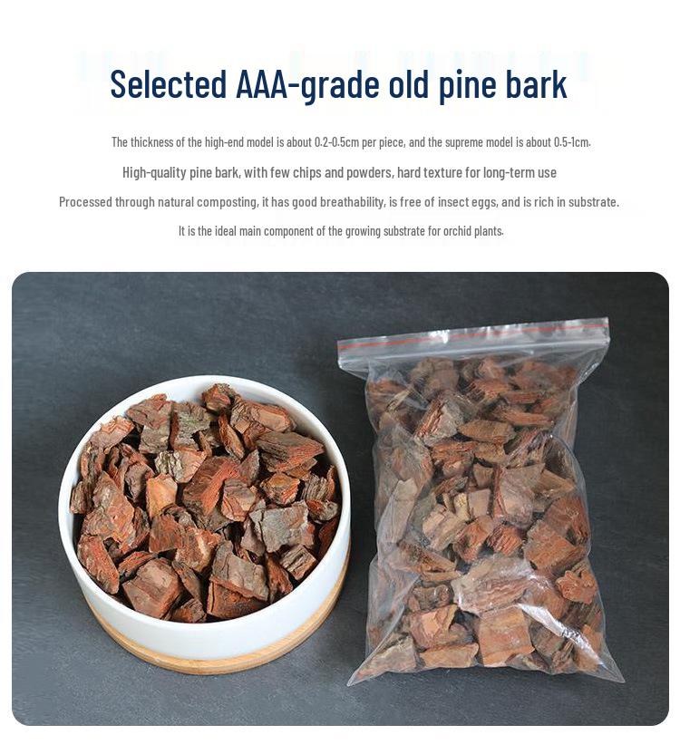 Premium Orchid Planting Medium - Nutrient Rich Soil Granules for Clivia & Phalaenopsis with High-End Pine Bark