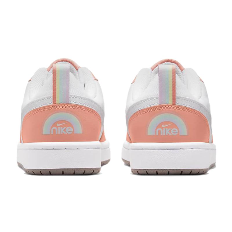 Nike Court Borough Low 2 SE White Light Madder Root GS Sneakers DM1216-100