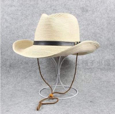 New Extra Large Size 62cm Foldable Jazz Straw Hat Men and Women Summer Beach Lanyard Sunscreen Outdoor Sports Sun Hat Sale