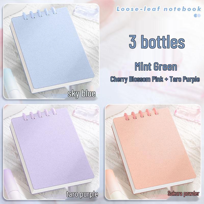 A7 Przezroczysty Minimalistyczny Notatnik Kieszonkowy na Słownictwo - Linia Pozioma, Przenośny i W Podróży