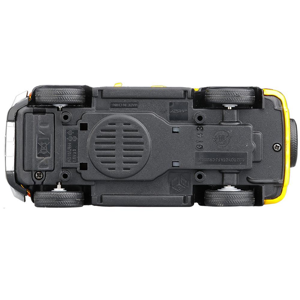 1/32 Scale Toyota FG Cruzer Game DICAST Multi-purpose Sports Car Model with Rear Trailer Model That Can Open The Door Group As A Gift for Young Boys