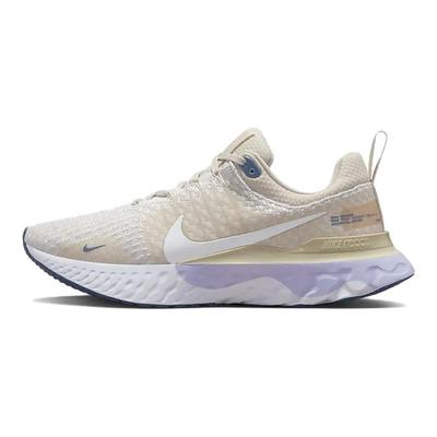 React Infinity Run Flyknit 3 Oatmeal Women Sneakers Cream White Oxygen-Purple DZ3016-101