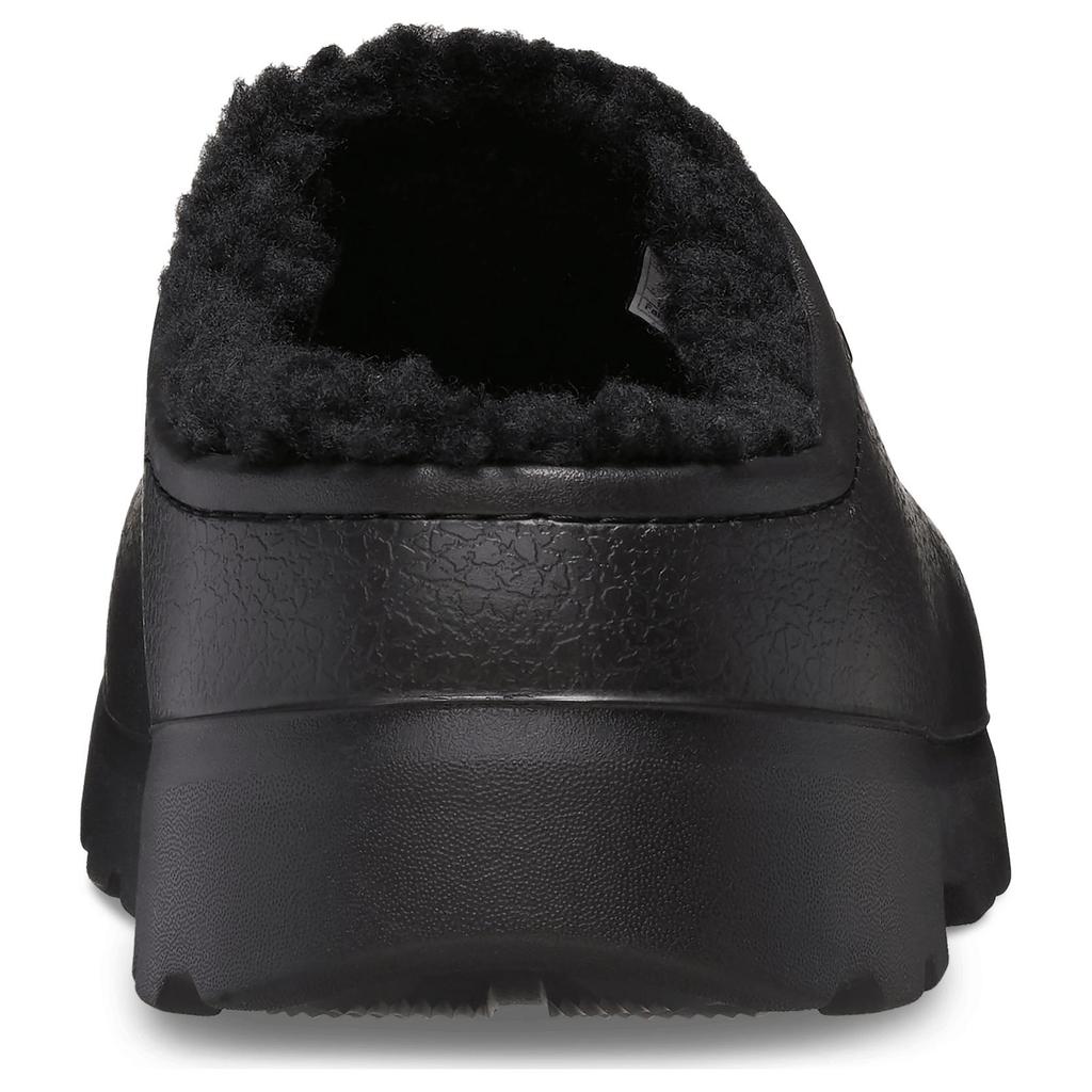 Crocs Dylan Lined Clog Comfortable Versatile Chef Shoes Anti-Wear Closed-Toe Slippers Unisex Clogs Black 210060-001