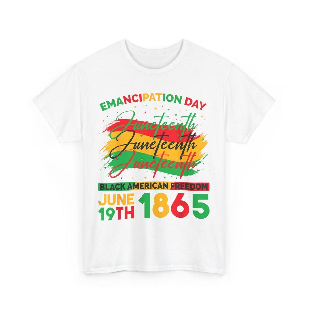 

Футболка Juneteenth 1865, День эмансипации Juneteenth Женская мужская футболка 4XL