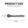 CQZ1 4/10pcs Car Styling 3D Aluminum Speaker Audio Stickers Badge Emblem Decal For Mercedes Benz AMG W124 W202 W203 W204 W210 W211