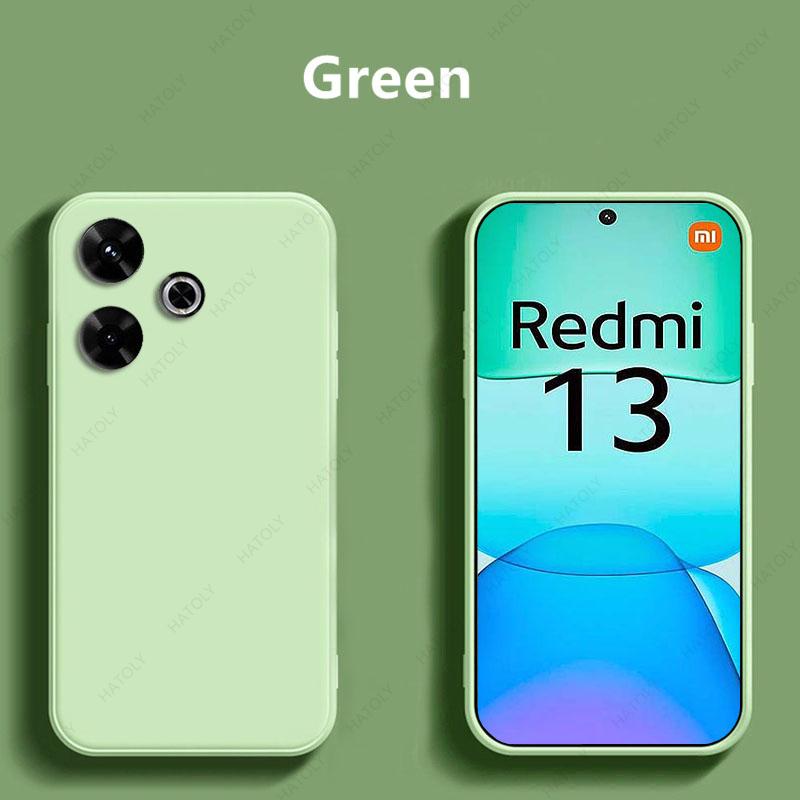 For Xiaomi Redmi 13 Case For Xiaomi Redmi 13 4G Case Funda Soft Silicon Para Capa Protective Phone Back Cover For Redmi 13 4G