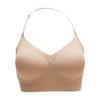 Summer Sexy Seamless Bra Women's Beautiful Back Straight Back Buckle Invisible Bra Chest Gathering Slim Shoulder Suspender Bra