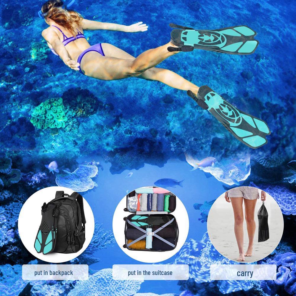 Creative Adult Freediving Swimming Short Fins for Training - Hot Selling Water Sports Gear