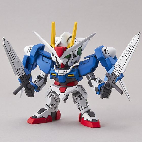 SD Gundam EX Standard Mobile Suit Gundam 00 Double O Gundam Plastic Model Pre-Colored