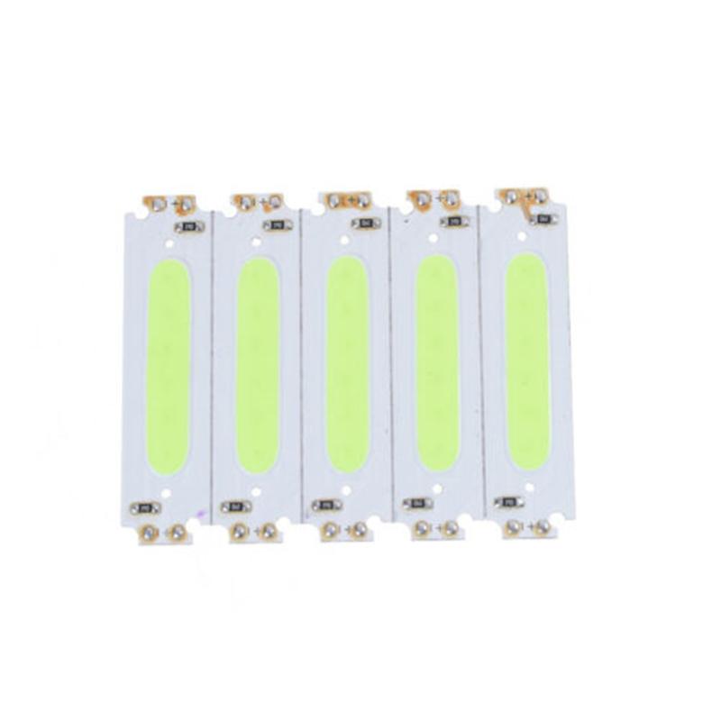 10pcs Metal 10x 60*15mm 2w Cob Led Square Strip Light Lamp  Bead Chip Diy Dc 12v