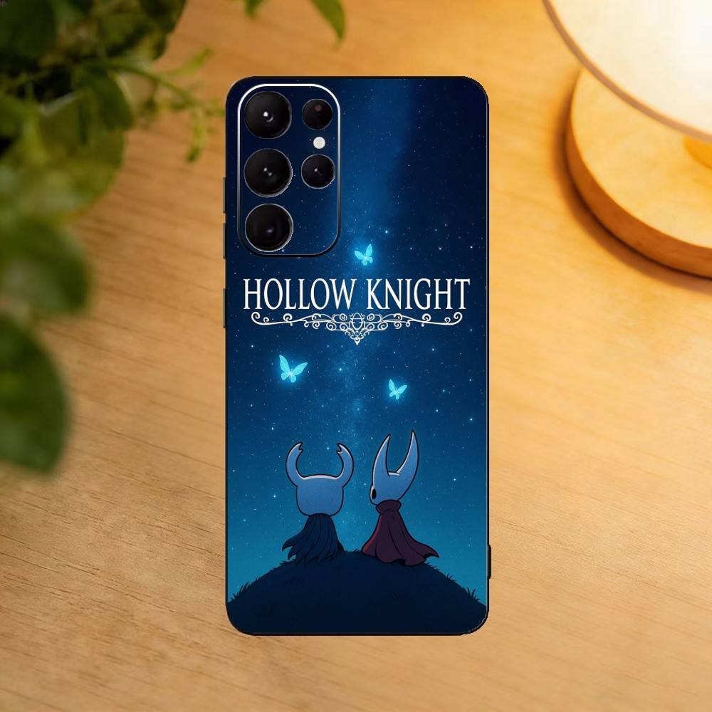 Game H-Hollow K-Knight Phone Case For Samsung S25,S24,S21,S22,S23,S30,Ultra,S20,Plus,Fe,Lite Black Shell