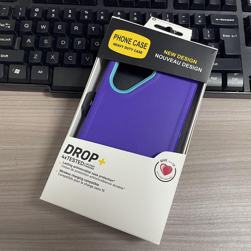 For Samsung S25 Ultra Otter Mechanical Type Defender Box Case for Official Galaxy S24 S21 S22Plus S23 with Clip Bracket Package
