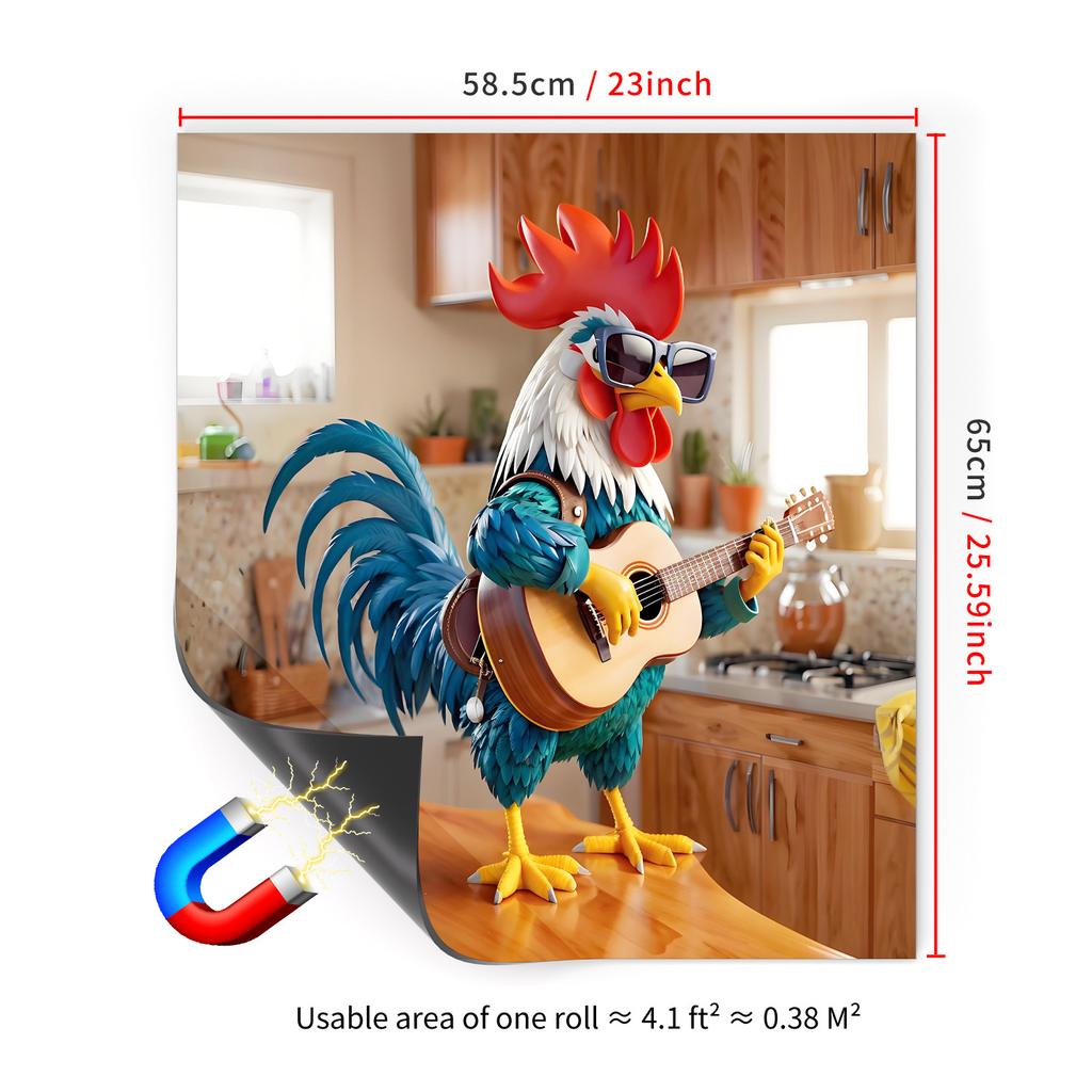 65X58.5Cm Household Dishwasher Magnetic Sticker Kitchen Home Refrigerator Magnetic Sticker