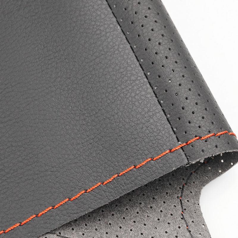 Hand-stitched Car-styling Interior Steering Wheel Microfiber Leather Cover Trim For Mazda MX-5 MX5 2016 2017 2018