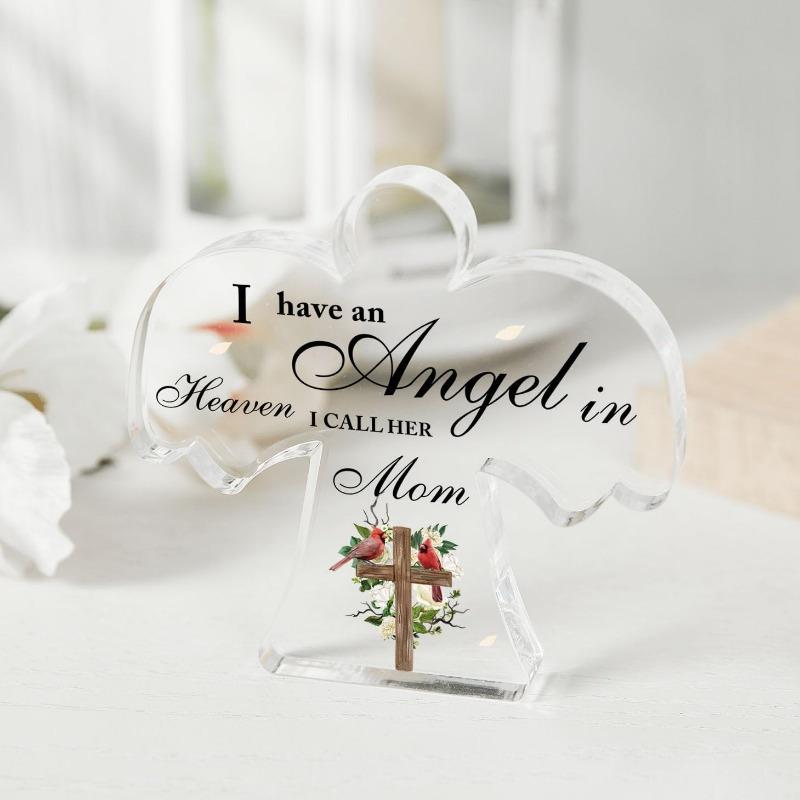 Angel Cardinal Memorial - Sympathy Centerpiece Gift for Loss of Loved Ones