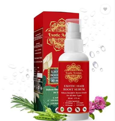 Suero para el crecimiento del cabello con aromas exóticos con 3 % de romero y 3 % de Redensyl para controlar la caída del cabello  (30 ml)