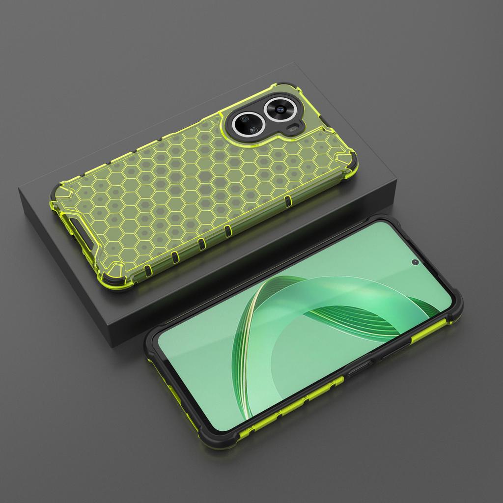 For Huawei nova 12 SE 4G Honeycomb Case PC+TPU Cushioning Shockproof Phone Cover