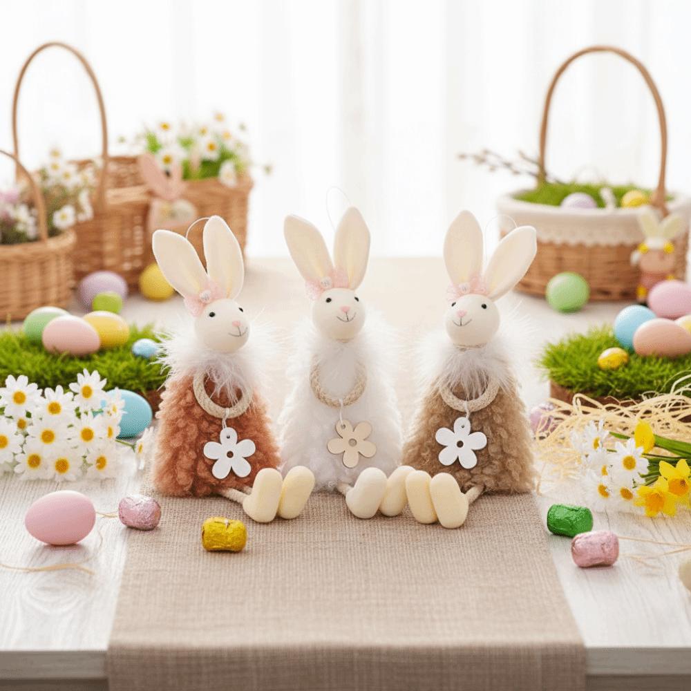 Hanging Design Rabbit Doll Festive Style Easter Bunny Easter Decoration Spring Holiday