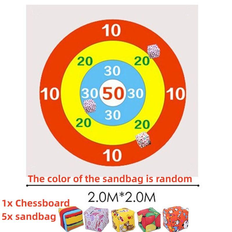 Team Building  Outdoor Parent Child Interaction Sandbag Throwing Toy Target Throwing Board Fun Game Props Kid Team Training Toys