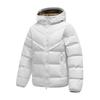 Mens Short Hooded Down Jacket Winter Lightweight Warm Parka With 90% White Goose Fill