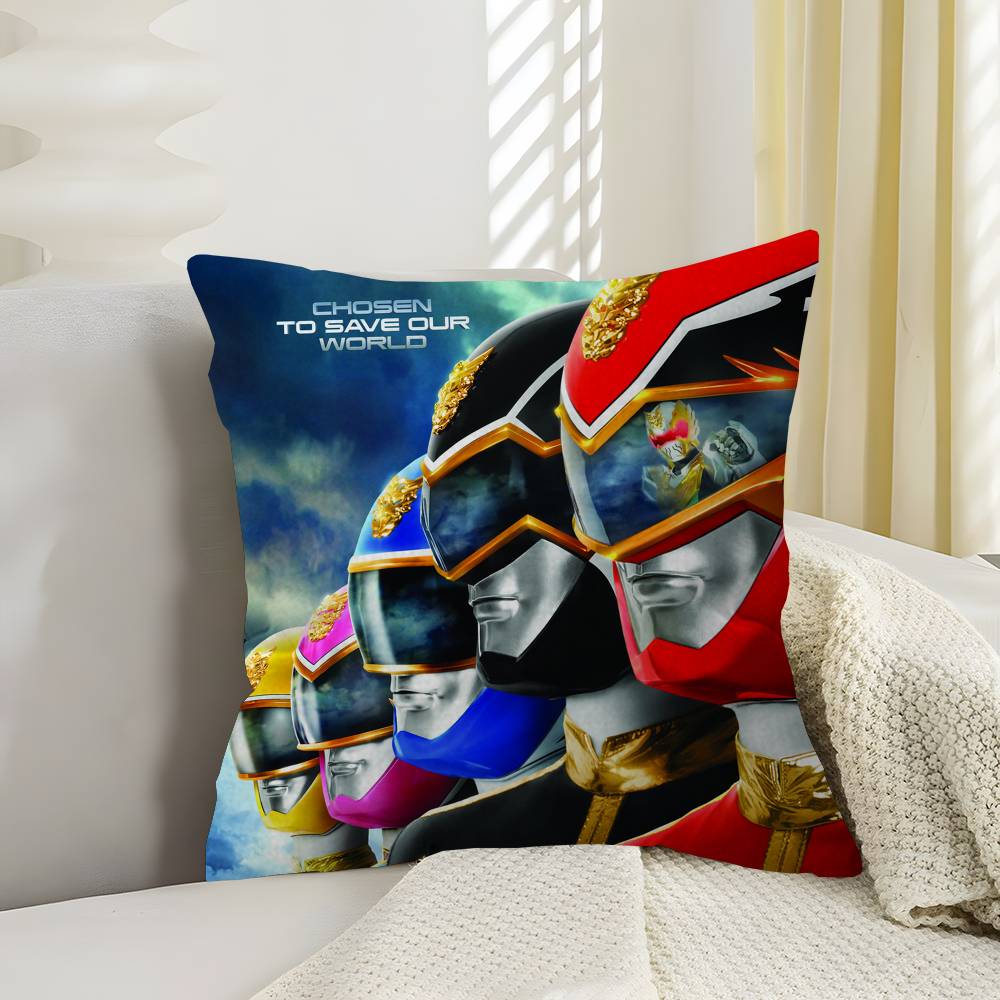 P-Power R-Rangers Pillow Anime Pillow Sofa Bed Head Pillow Cover Cushion Cover 45X45 Cm Fashion