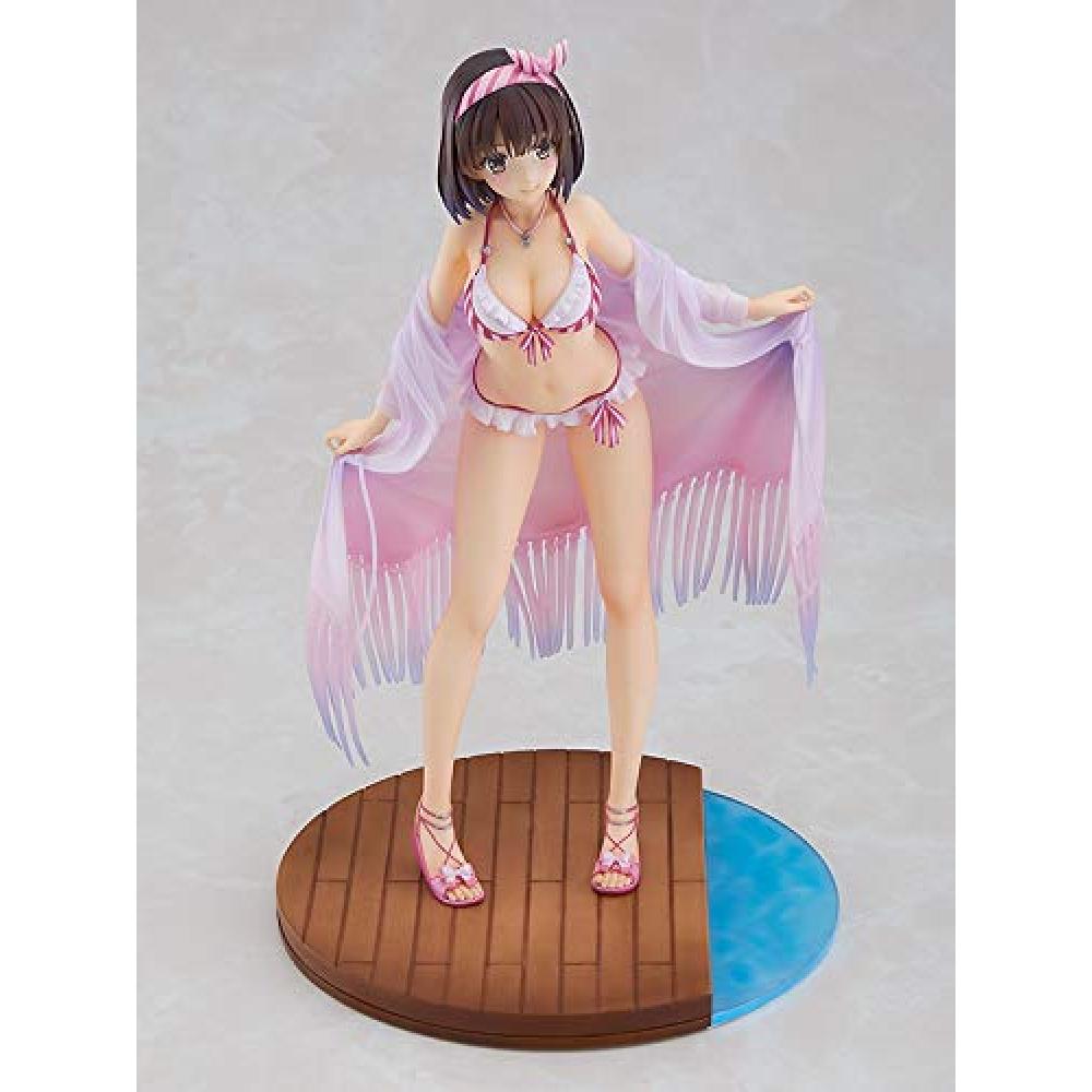 Saekano: Cum să crești o prietenă plictisitoare Megumi Kato Fantasia Bunko Ziua Recunoștinței Versiune 2017. Figurină finisată vopsită la scară 17 ABS&PVC