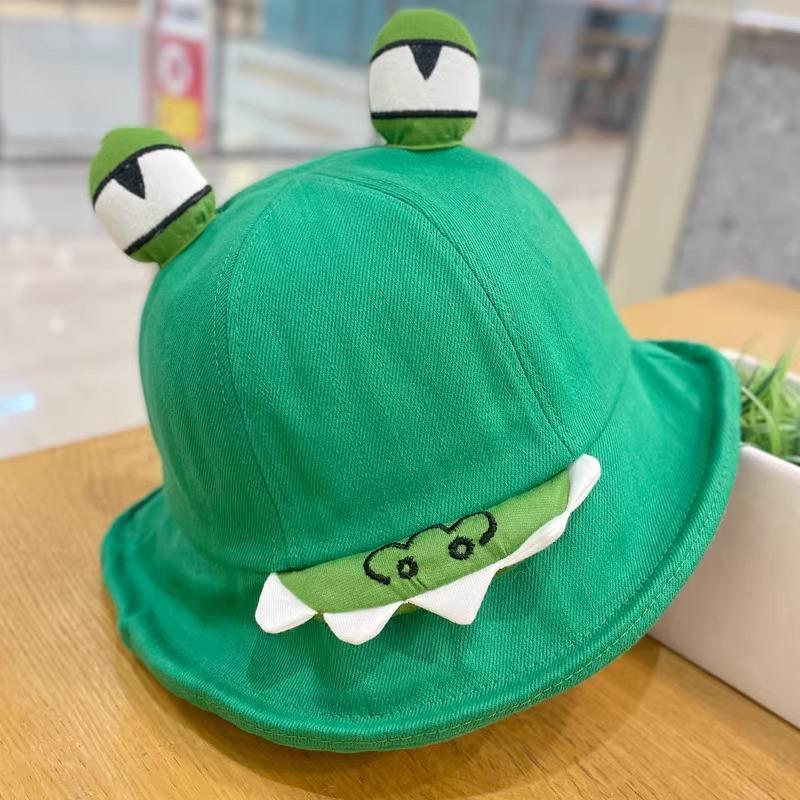 

Милая шляпа от солнца для девочки, летняя шляпа, женская милая забавная панама, мультяшная трехмерная шляпа-купол с большими глазами One Size