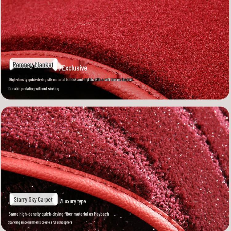 Custom-Fit Double-Layer Cowhide Floor Mats for Jike 001/007/009/X/7X/9X Vehicles