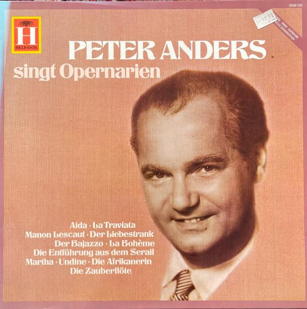 

LP Record PETER ANDERS Singt Opernarien 2548155 Heliodor Classical Used