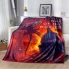 Krieg der Welten Retro Alien UFO Druck Flanell Überwurfdecke Warm Sofa Bett Heimdeko Fan Geschenk