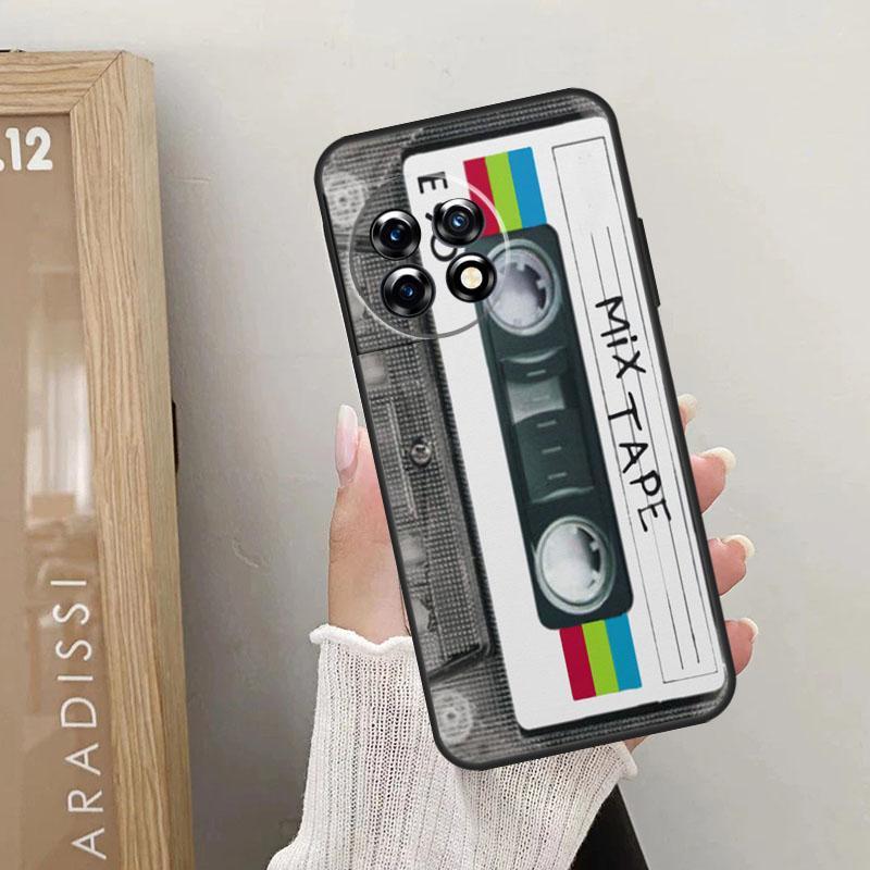 Custodia per Cassetta Mix Tape Per OnePlus Nord 5 CE 4 3 2 Lite N20 N30 OnePlus 15 13 12 R 10T 13T 10R 8T 9 10 11 Cover