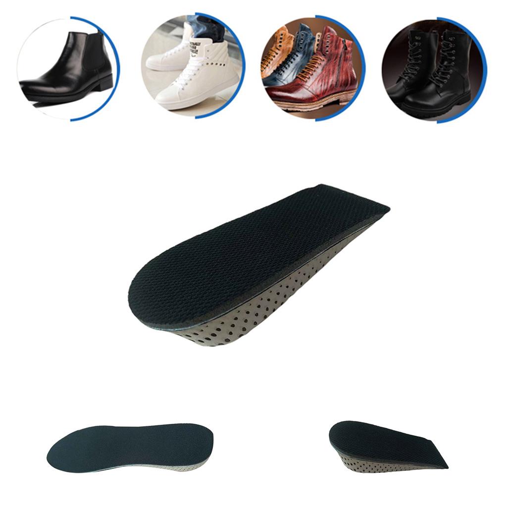 Unisex Insole Heel Lift Insert Shoe Pad Cushion Elevator Taller Height Increase