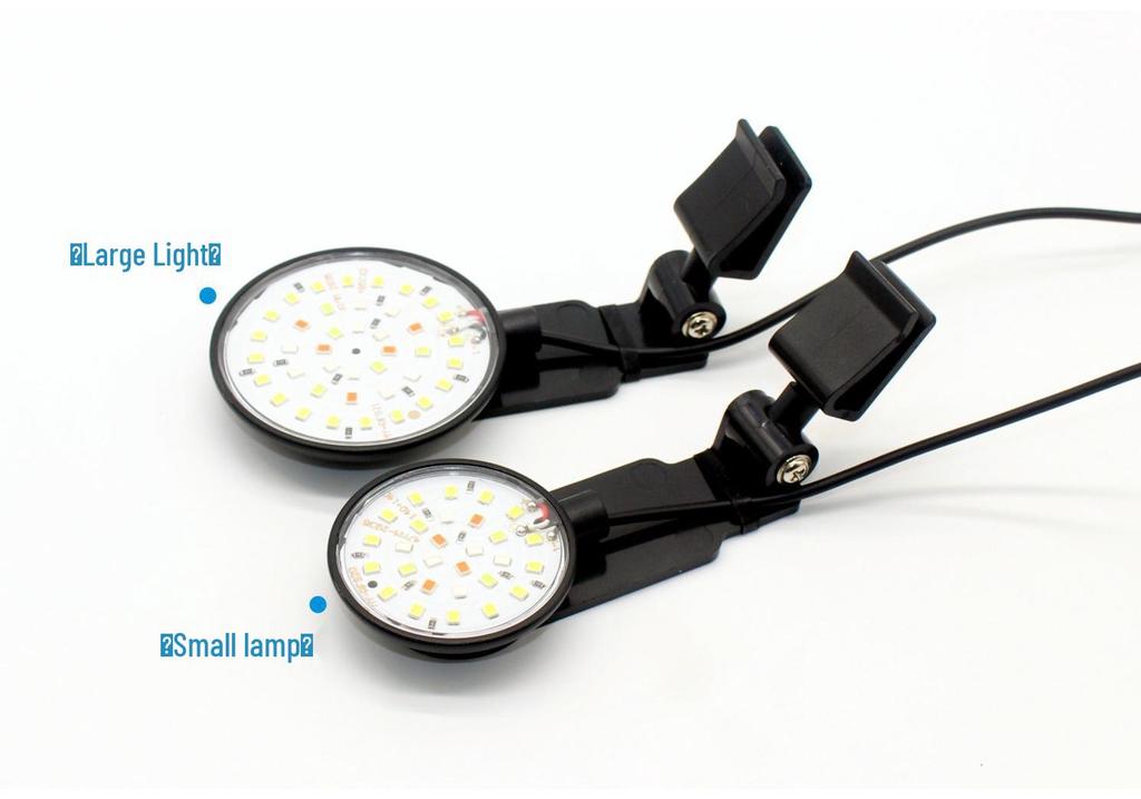 Round Waterproof LED Fish Tank Light for Aquatic Plants and Color Enhancement