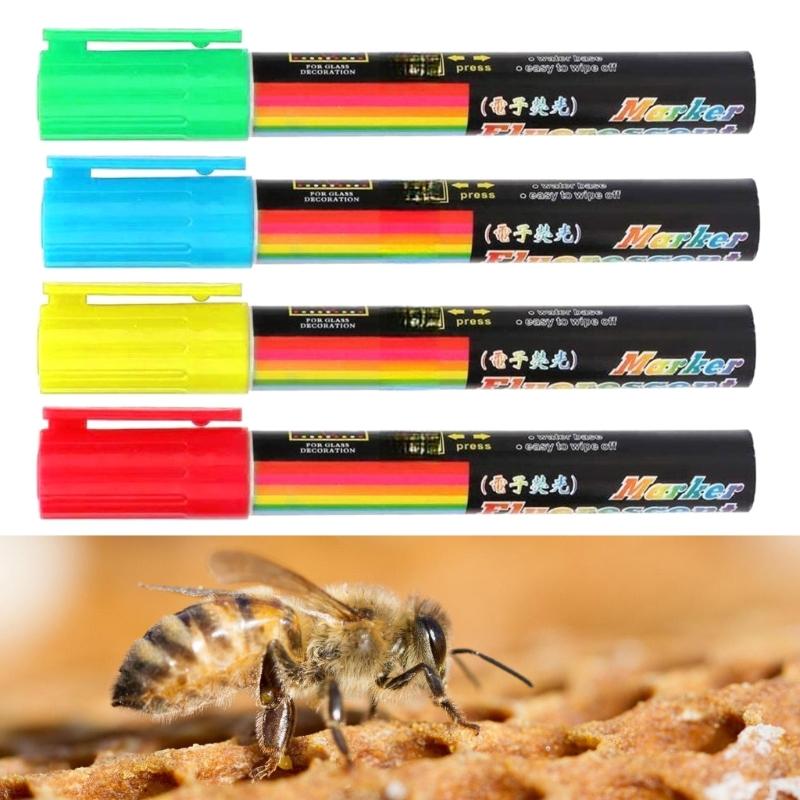 Identify Queen Bees Marker Pens Beekeeping Marking Pens Water Based Pens Multiple Color Queen Bees Identification