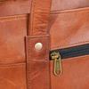Vintage Leather Tote Bag: Handmade Distressed Shoulder Bag