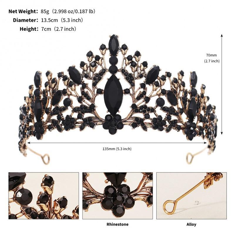 

Korean Bride Crown Jewelry Set Performance Photo Dress Accessories Children s Birthday Three-piece