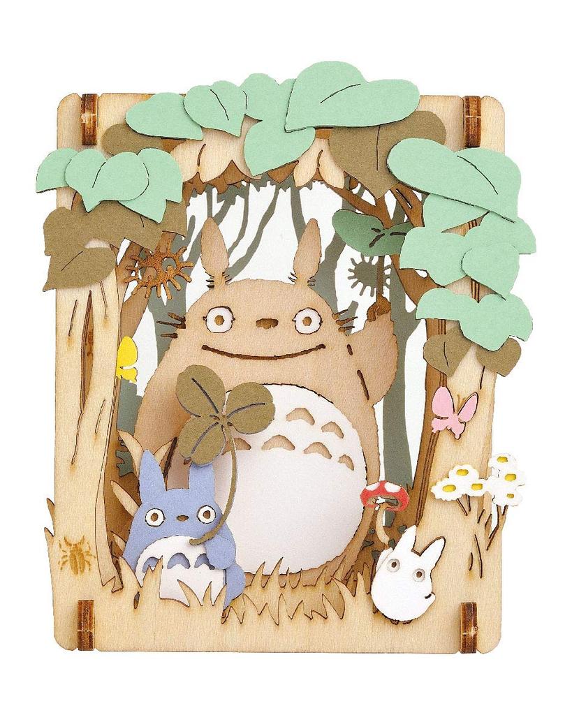 My Neighbor A Moment In the Shade of the Trees Paper Theater Wood Style Totoro