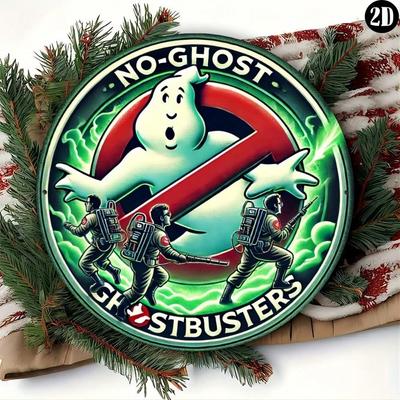 Vintage Ghostbusters Movie Tin Metal Wall Art Decor Sign for Home Bar Patio