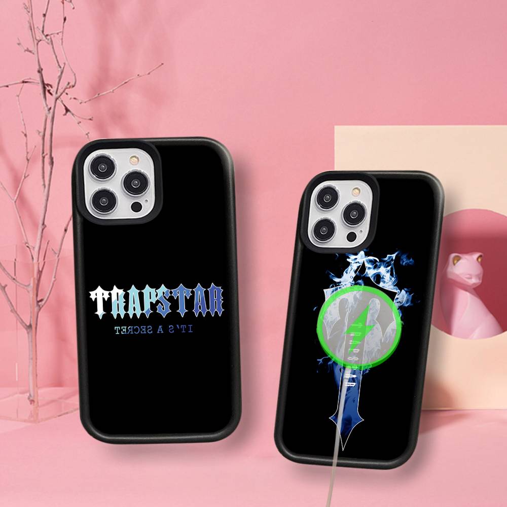 Magnetyczne Etui na Telefon T-Trapstars Dla iPhone 16 15 14 13 12 11 17 Pro Max Plus Pokrowiec do Ładowania Bezprzewodowego
