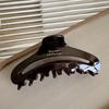 French Acetate Letter Gold Label Hollow Shark Clamp Women'S Hair Accessories Elegance Hair Clip Stylish Hair Accessories