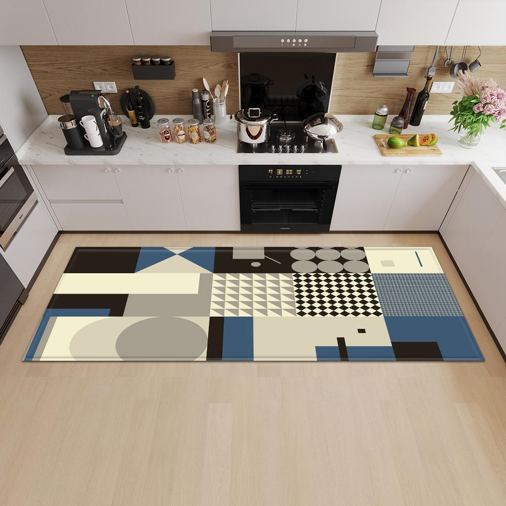 Kitchen Mat Porch Door Mat Bedroom Long Carpet Home Balcony Bathroom Non-slip Floor Living Room Carpet
