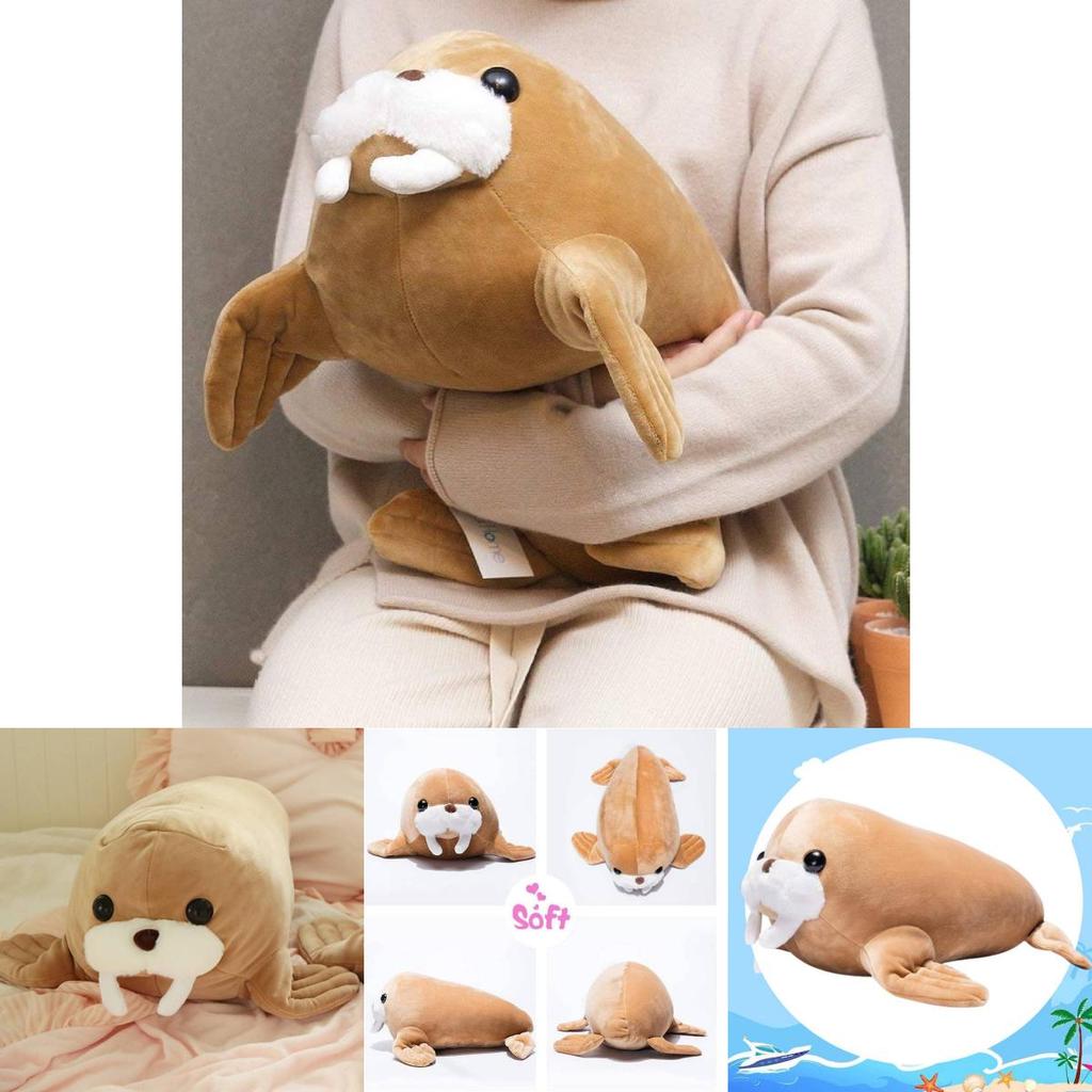 Cute Ocean Animal Walrus Plush Toy For Adults And Kids