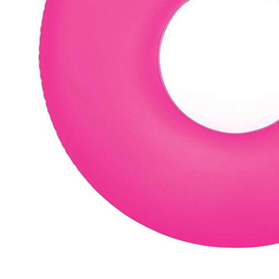Swimming Ring Inflatable Leakproof Fluorescent Light Neon Light Portable Pool Swim Ring Summer Vacation Water Activities Pool Float