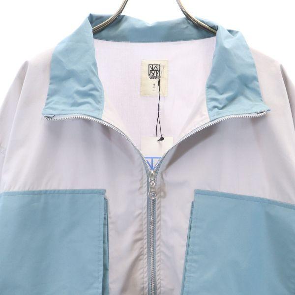 unused VAST222 20ss made in Japan By color Blouson 2 Gray x blue Jacket Men's Used