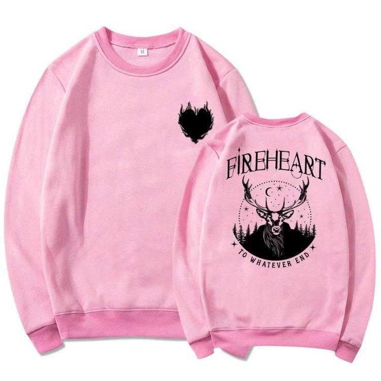 Aelin Galathynius Fireheart Throne of Glass SJM Acotar Women Casual Comfortable Pullover Sweatshirt Hoodie Clothes To Whatever End