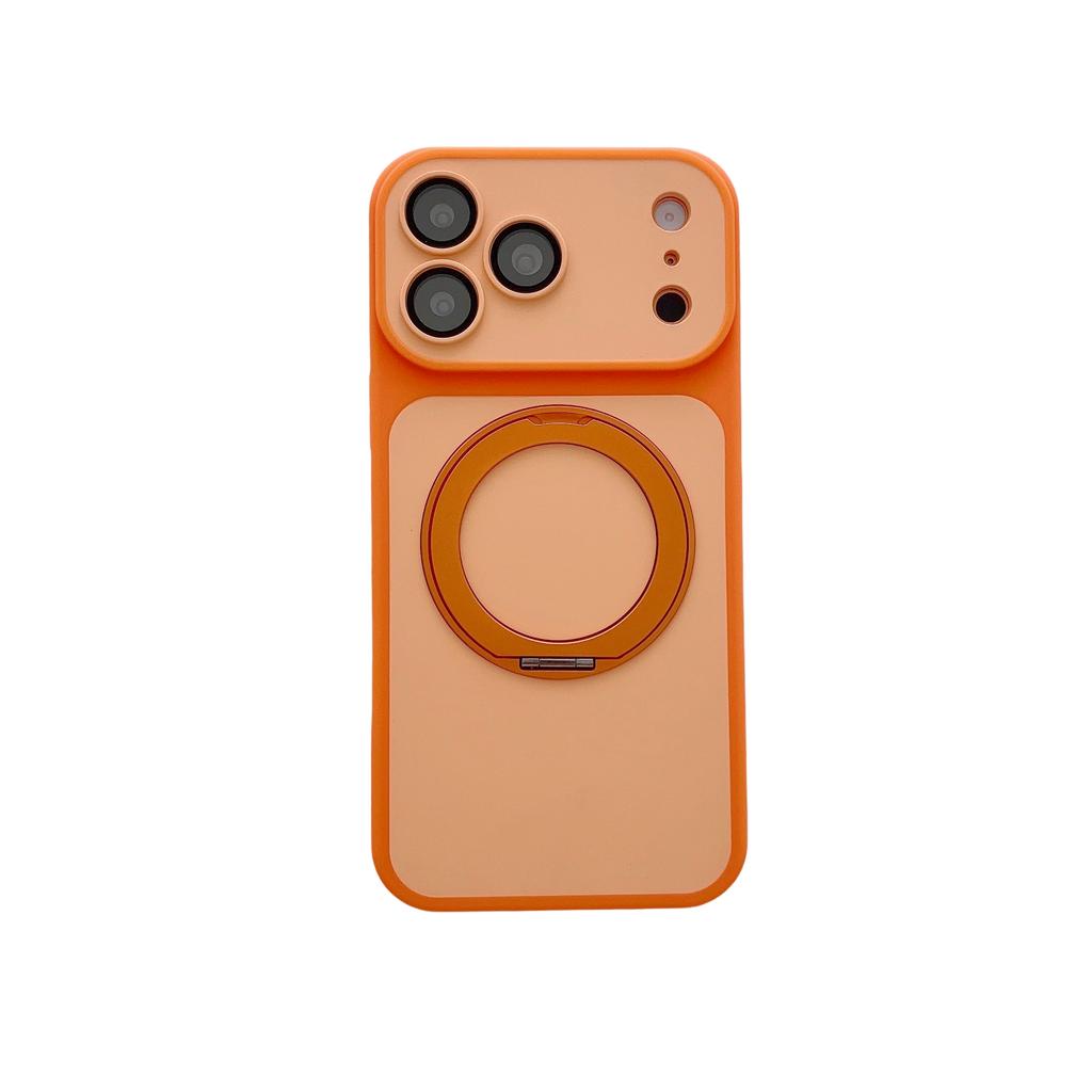 Luxury Kickstand Phone Case for 18 Pro Max 17 16 15 14 13 12 Pro Max Magnetic Cover For MagSafe With Holder Stand Case