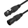 2 Pack XLR Cables 10ft Professional XLR Male to Female Audio Cable Weaving Protective Nets Gold Plated Plug for Mic